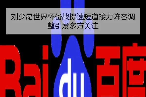 刘少昂世界杯备战提速短道接力阵容调整引发多方关注